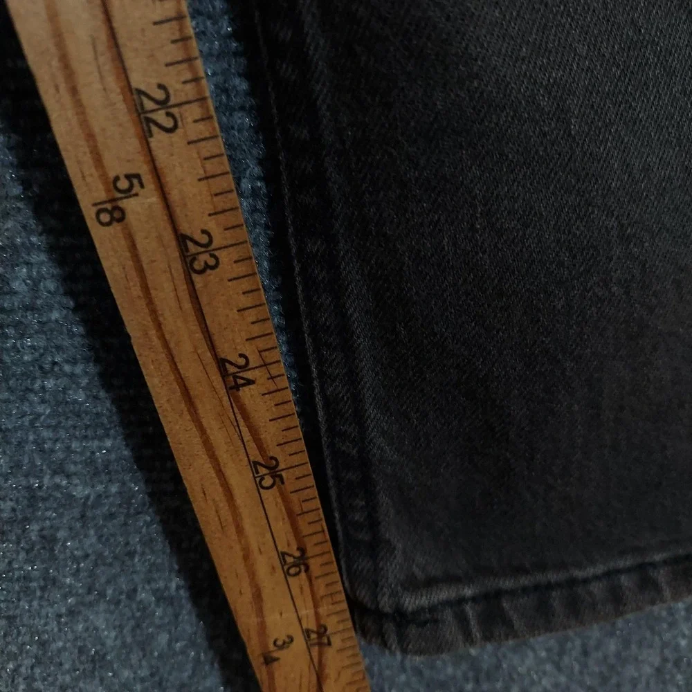 BDG Urban Outfitters Jeans Mens 30 Washed Black Gray Straight Kick Denim Stretch